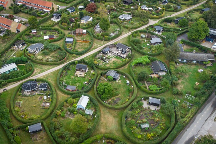 De Runde Haver set fra luften